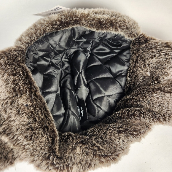 ENGELSONS Mens Trapper Hat Medium Blue Faux Fur Ear Flaps Winter Made Sweden NEW - Picture 10 of 13